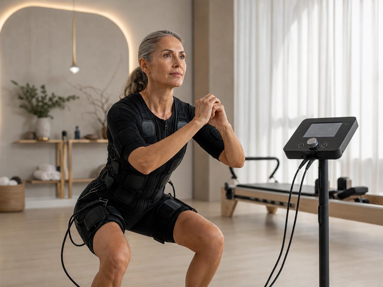 Entrenamiento con electroestimulación muscular (EMS) en Método 99